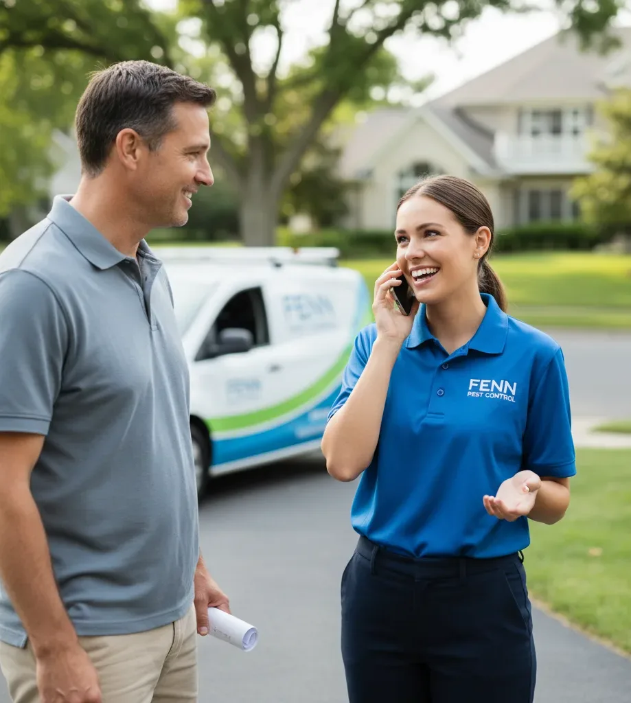 Fenn Pest Control customer support in Frankfort